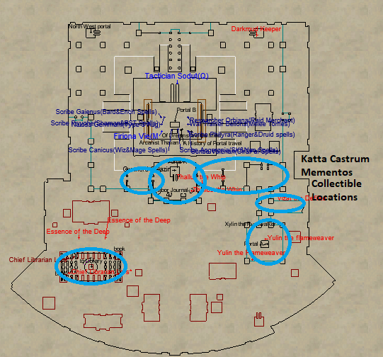 Katta Castrum Collectibles Map Location